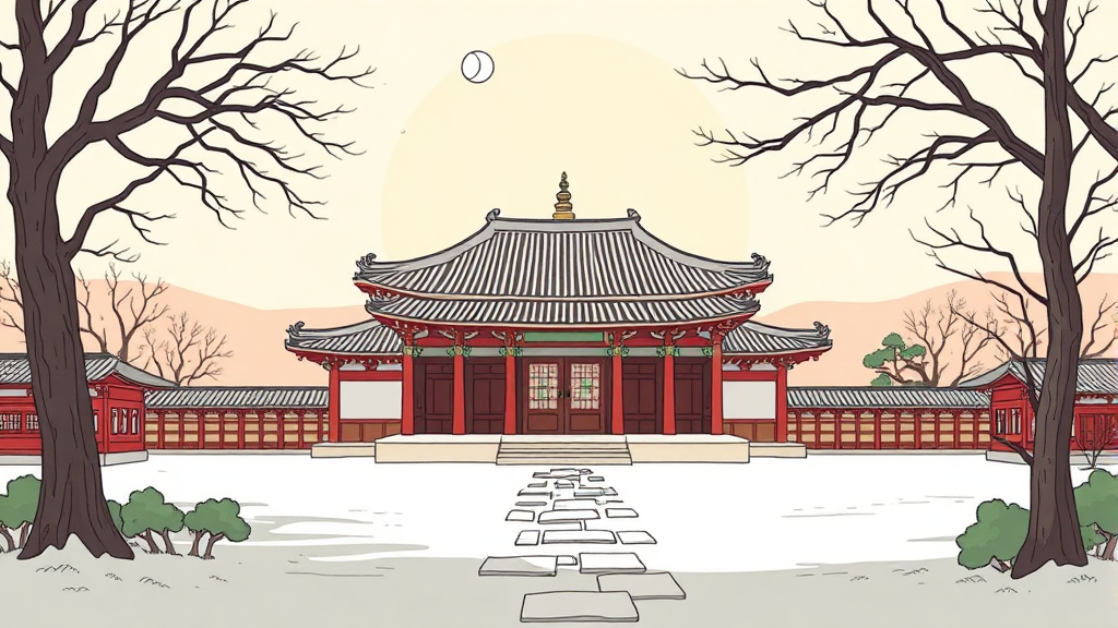 백양사 템플스테이 프로그램 상세 안내 (illustration 스타일)