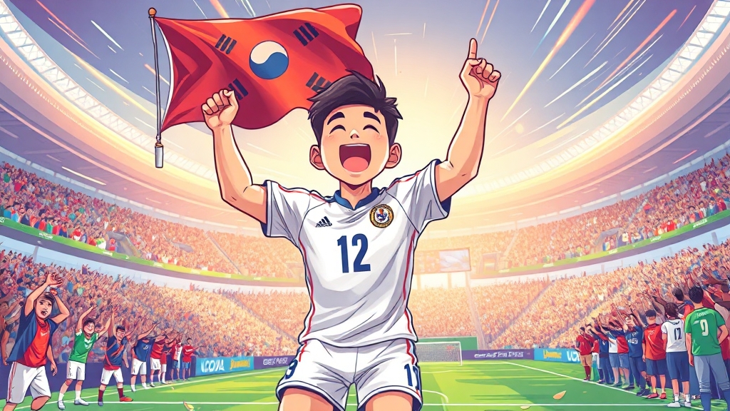 스포츠와 문화 소식 (cartoon 스타일)