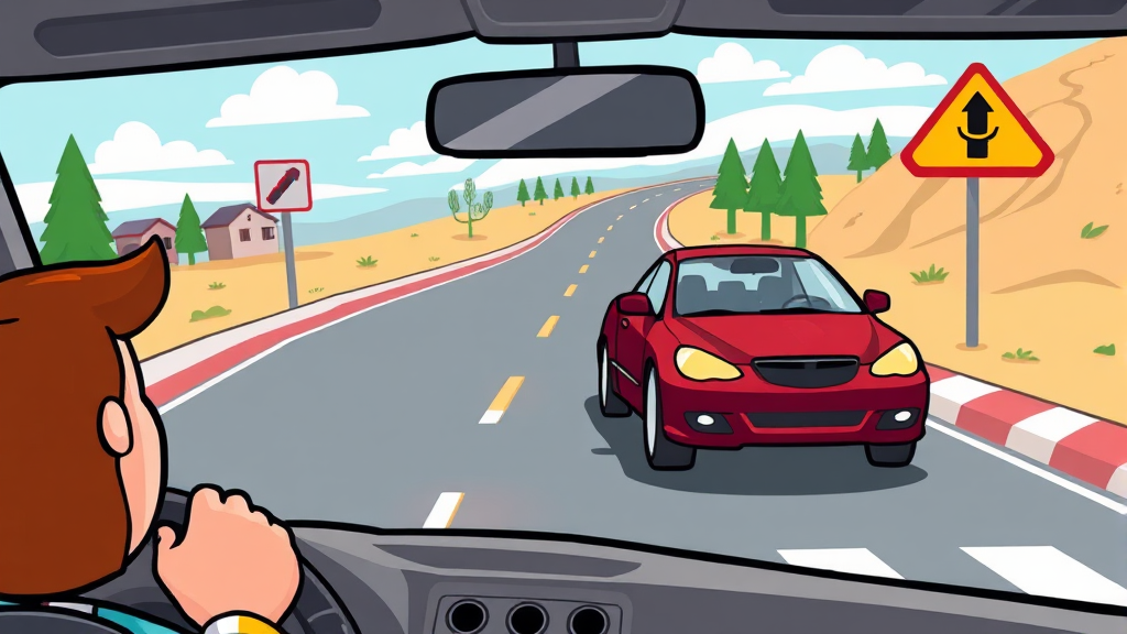 자동차보험과의 차이 (cartoon 스타일)