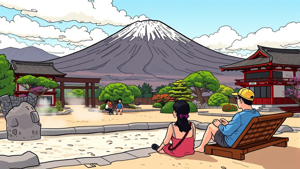 큐슈 레일패스 가고시마 추천 코스 (cartoon 스타일)