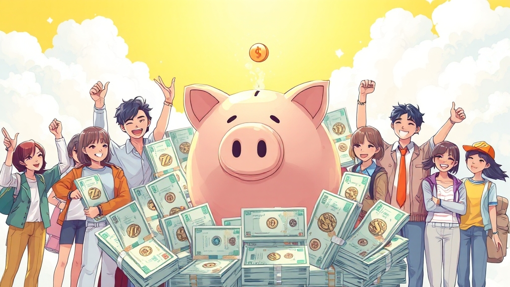 얼마나 받을 수 있나요? 지원금 혜택 (illustration 스타일)