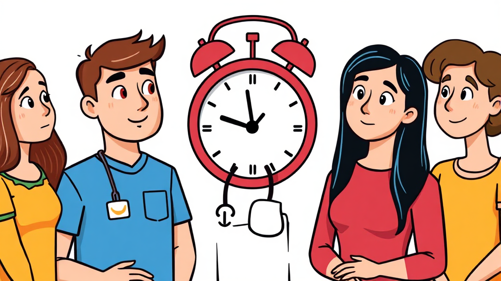 검진 전, 이것만은 꼭! (cartoon 스타일)