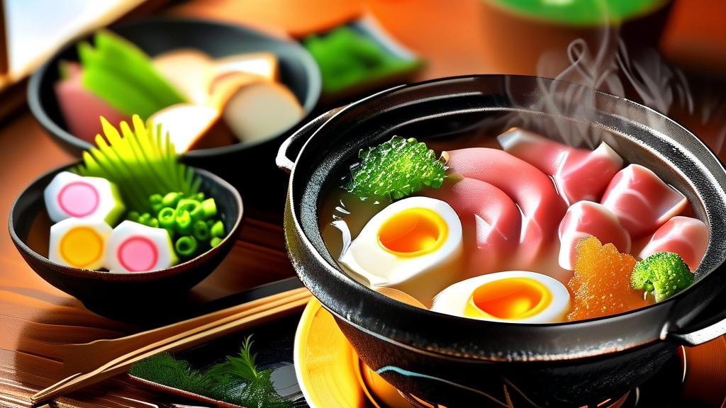 쫄깃한 쭈꾸미 샤브샤브: 봄의 맛을 제대로 느끼다 (realistic 스타일)