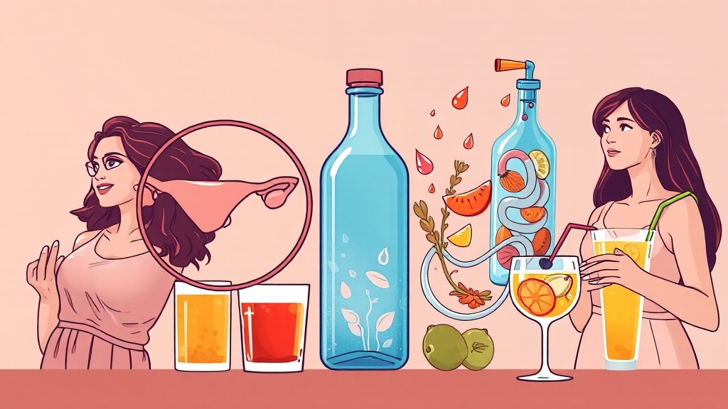 섭취 후 변화: 사용자 후기 분석 (illustration 스타일)