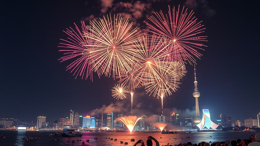 2025 불꽃축제 개요 (realistic 스타일)