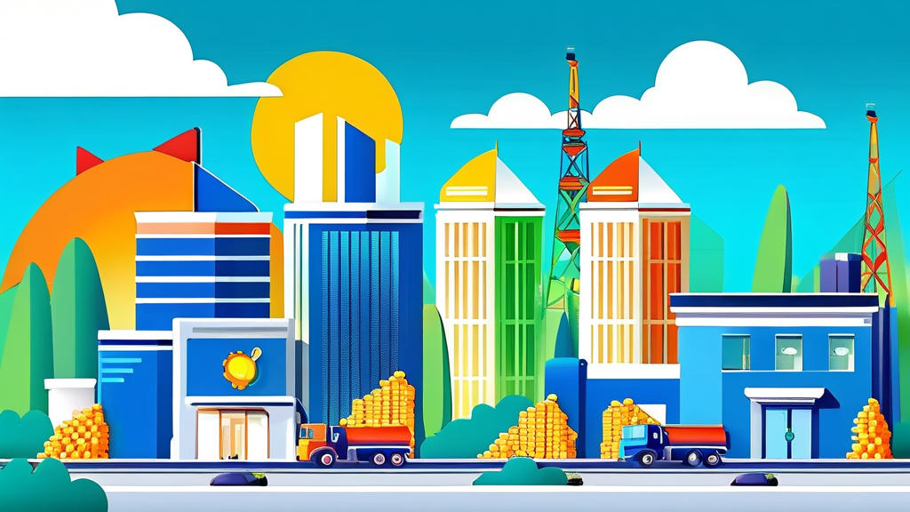 경제: 고유가 지원금 논란과 증시 양극화 (cartoon 스타일)