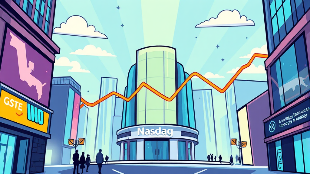 나스닥 투자 A to Z 5 최근 나스닥 시장 흐름 분석 (cartoon 스타일)