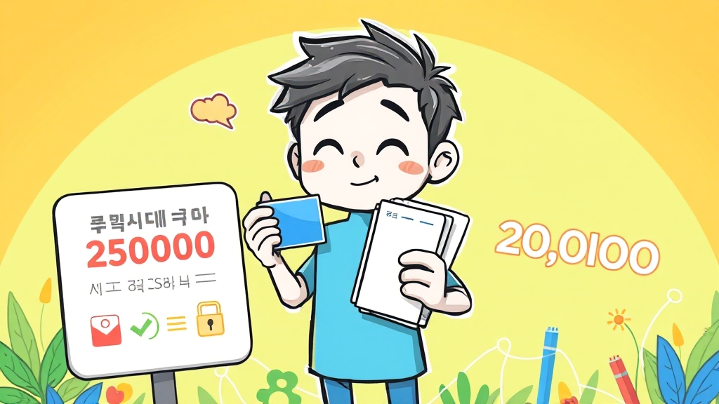 신청 방법, 어렵지 않아요! (cartoon 스타일)