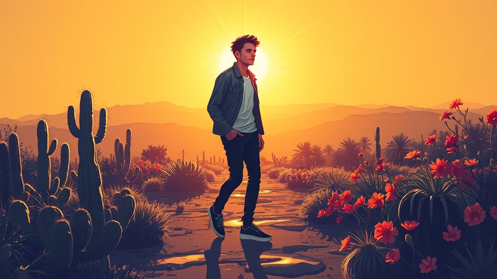 긍정적 변화 신호? (illustration 스타일)