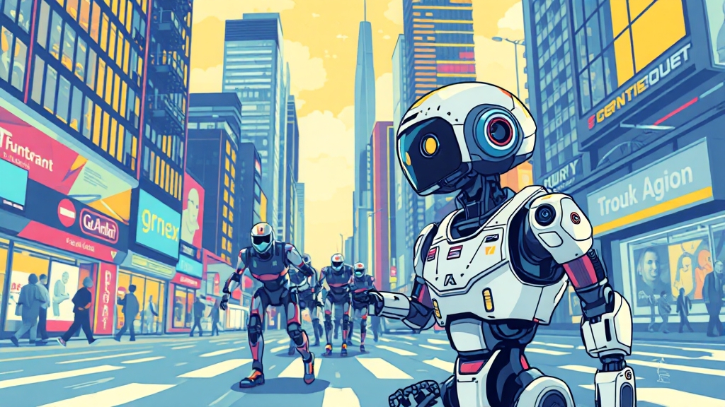 AI 로봇이란 무엇일까요? (illustration 스타일)