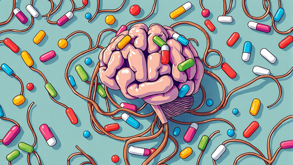 약물 인지장애, 대처법은? (illustration 스타일)