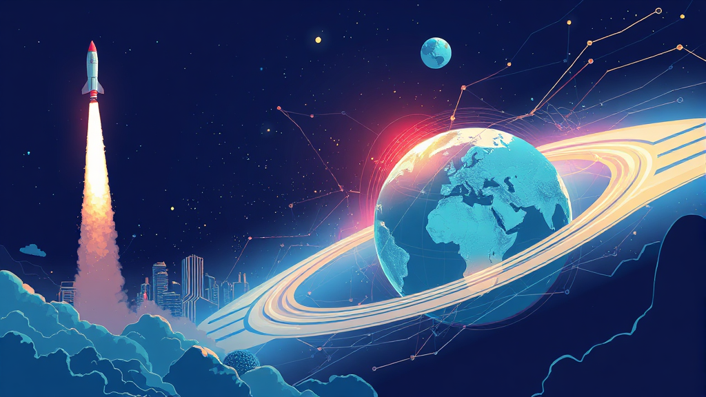 1월 5일, 세상은 빠르게 변화한다 (illustration 스타일)