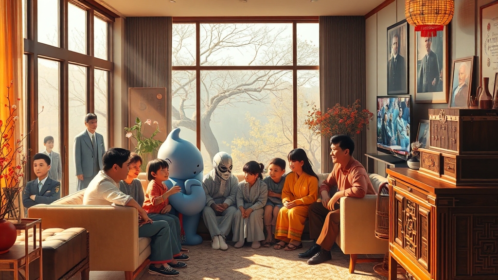 넷플릭스 추천: 온 가족 즐기기 (realistic 스타일)