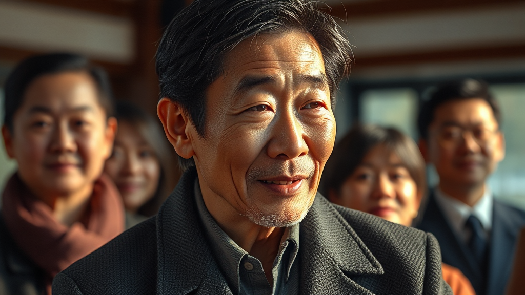 동료 배우들의 진심 어린 추모 메시지 (realistic 스타일)