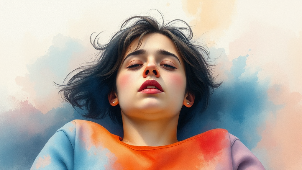 고혈당 쇼크: 증상과 즉각적인 대처 방법 (watercolor 스타일)