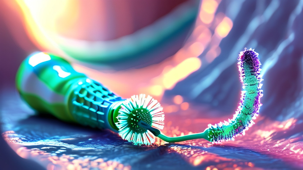 기관지염과 관련된 구강 건강의 중요성 (realistic 스타일)