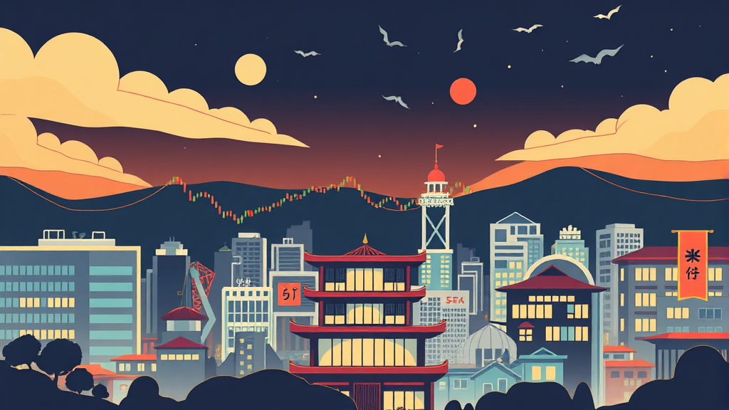 종합 전망: 복합 위기 속 기회 모색 (illustration 스타일)