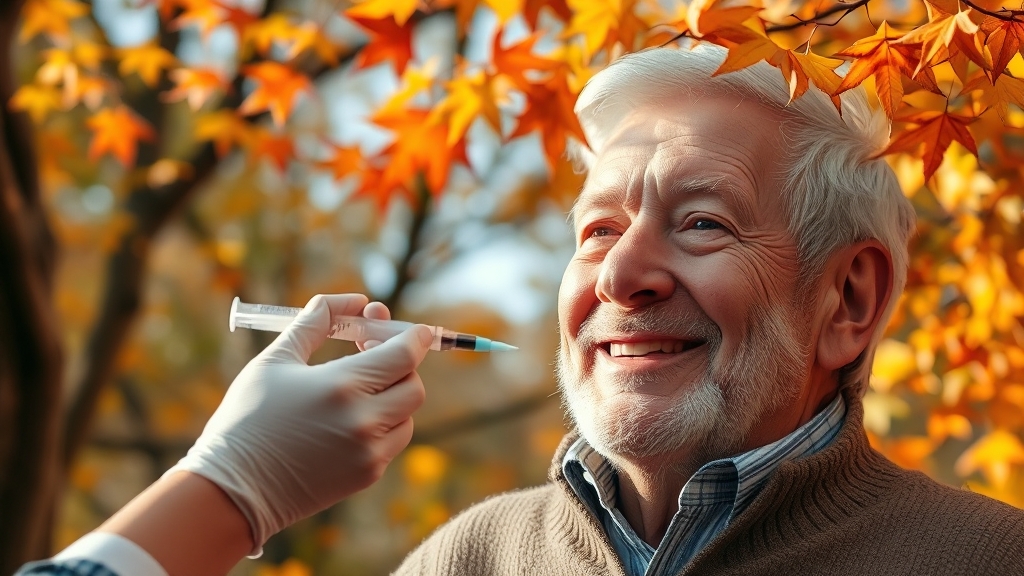 RSV 백신, 누가 언제 맞아야 할까요? (realistic 스타일)