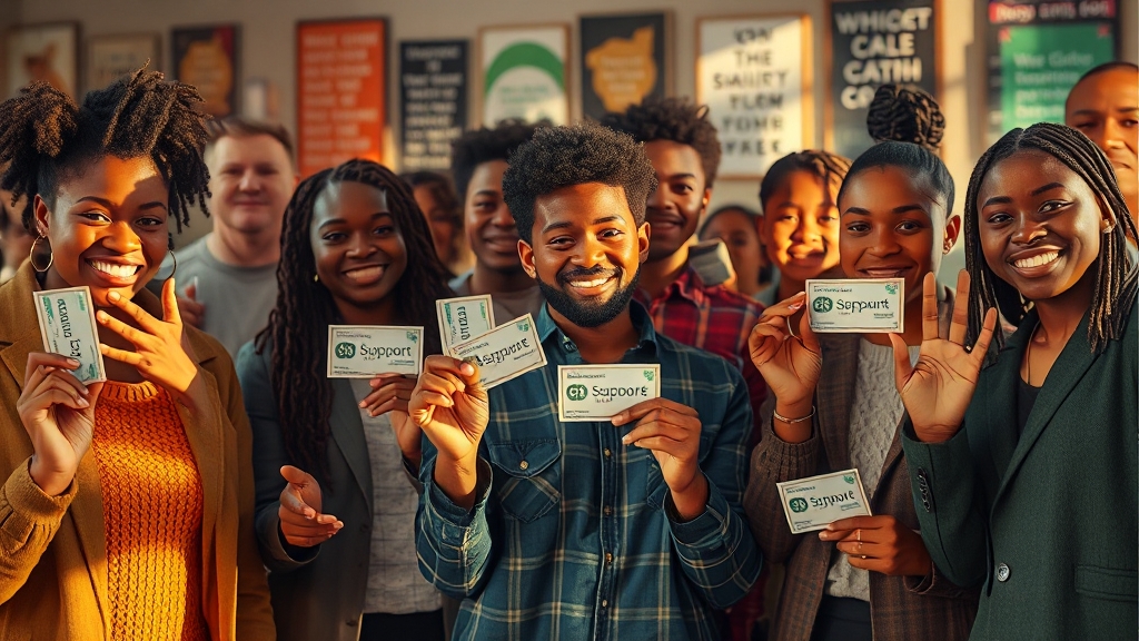 지원 대상 및 조건 (realistic 스타일)