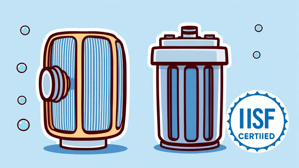 NSF 인증, 무엇을 의미할까요? (cartoon 스타일)