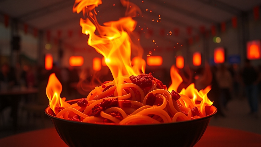 핵파스타 글로벌 인기 비결 (realistic 스타일)