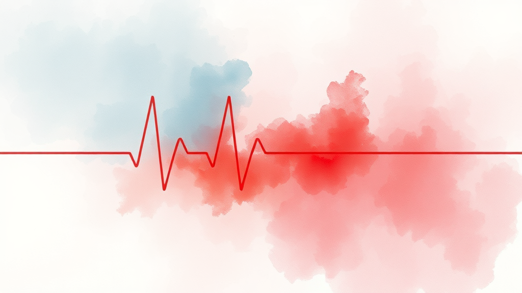 서맥, 왜 가볍게 넘기면 안 될까요? (watercolor 스타일)