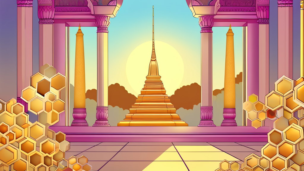 성공적인 템플스테이 예약을 위한 꿀팁과 준비물 (illustration 스타일)