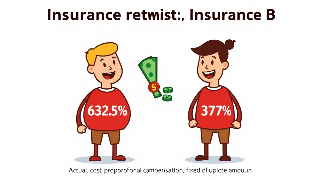 비례보상, 계산법 & 예시 (cartoon 스타일)