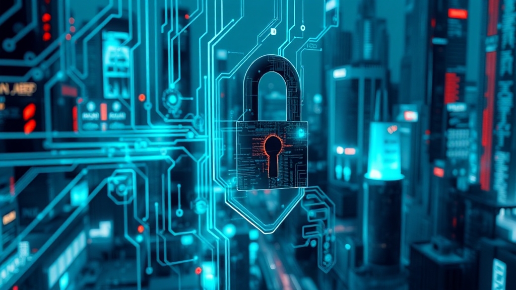 기업의 기술 보호 전략 (realistic 스타일)