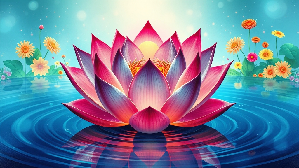 글쓰기 소재 찾기: 연꽃 기법 (illustration 스타일)