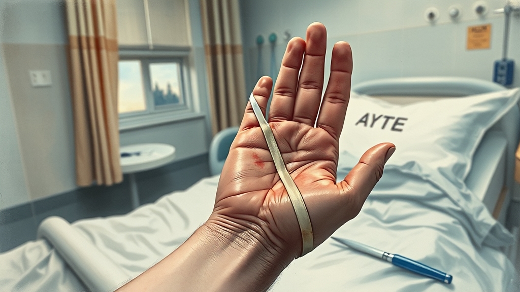 응급 상황엔 병원으로! (watercolor 스타일)