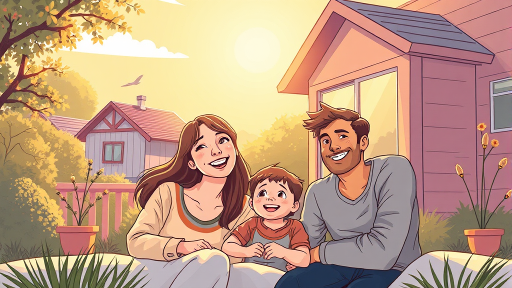 주거 안정 지원 확대 (illustration 스타일)