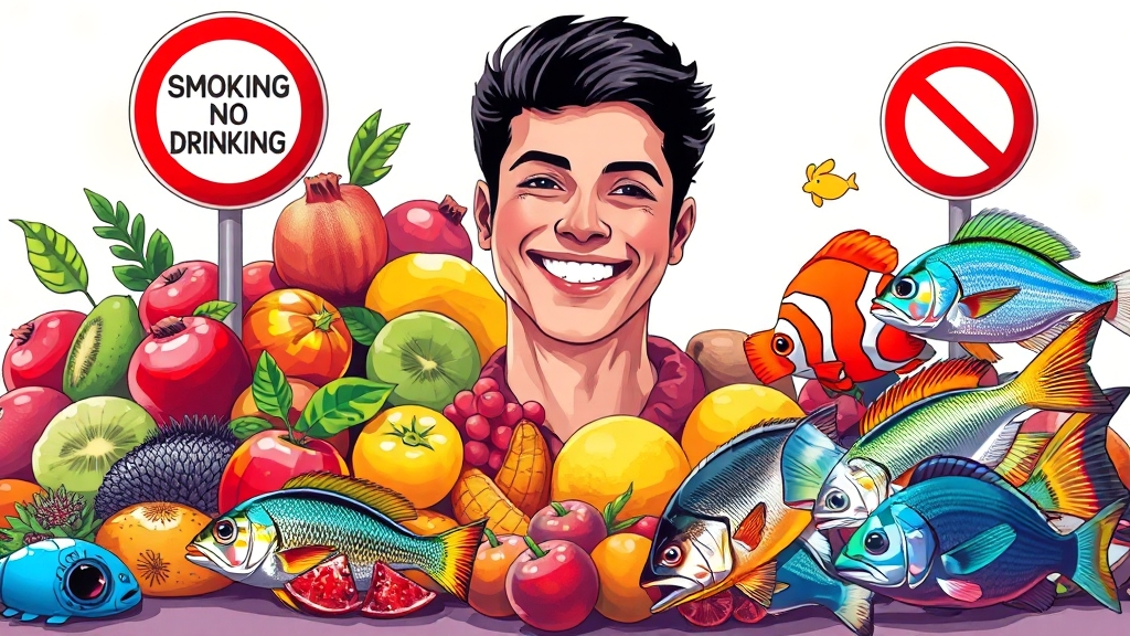 부종 완화, 어떤 음식을 먹어야 할까요? (illustration 스타일)