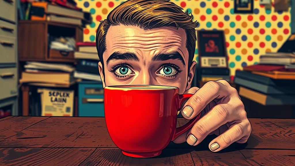 눈 밑 떨림, 왜 생길까? (popart 스타일)