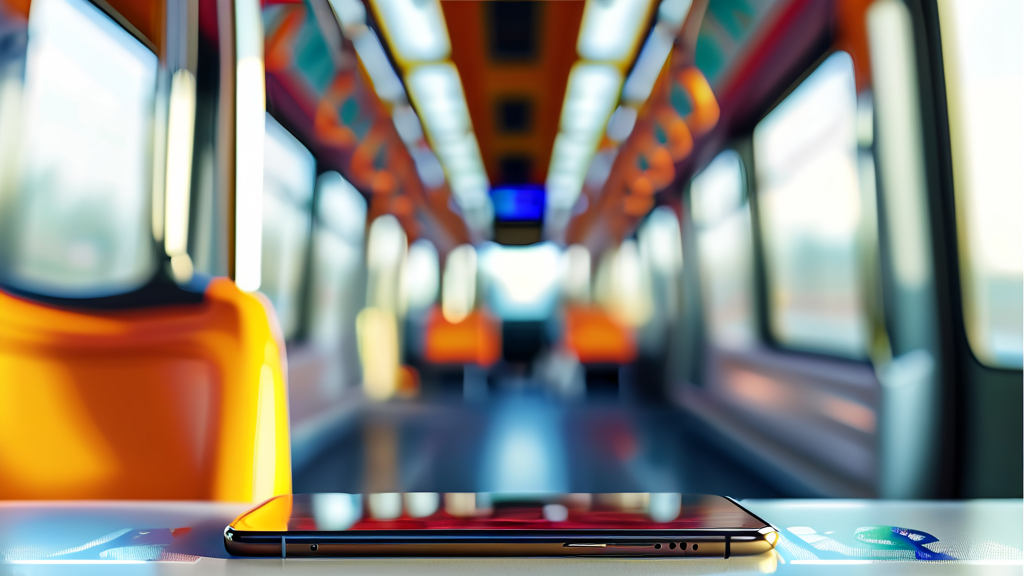 토스 모바일 교통카드, 왜 편리할까요? (realistic 스타일)