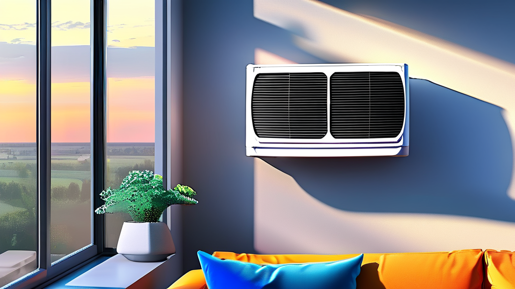 설치부터 사용까지: 창문형 에어컨 완벽 가이드 (realistic 스타일)