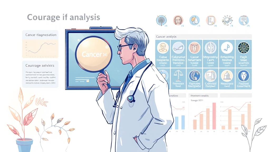 암 보장 범위 (illustration 스타일)