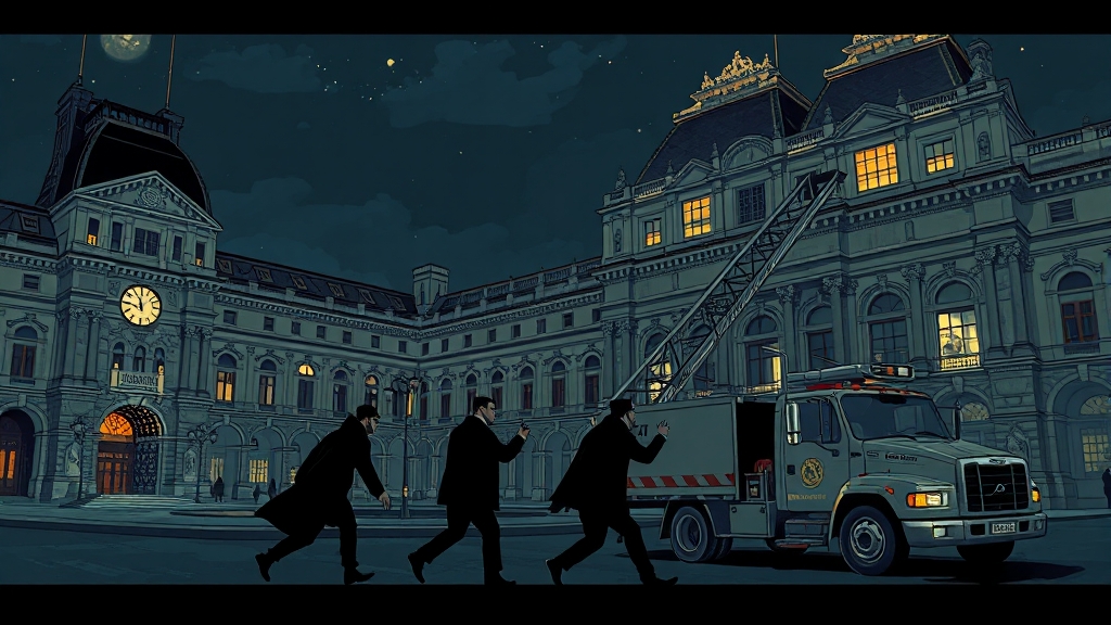 사건 발생 (illustration 스타일)