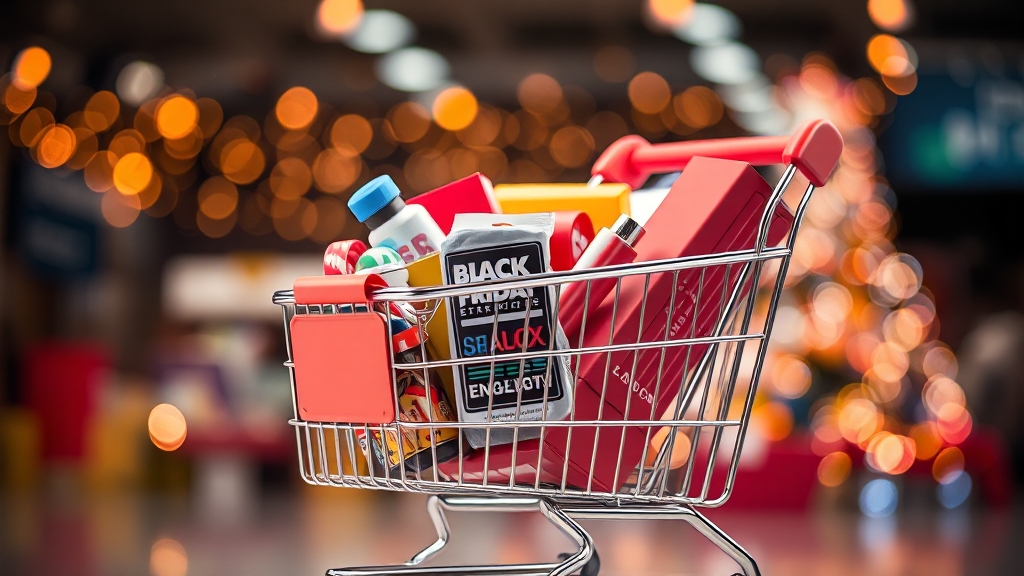 블랙프라이데이 연계 전략 (realistic 스타일)