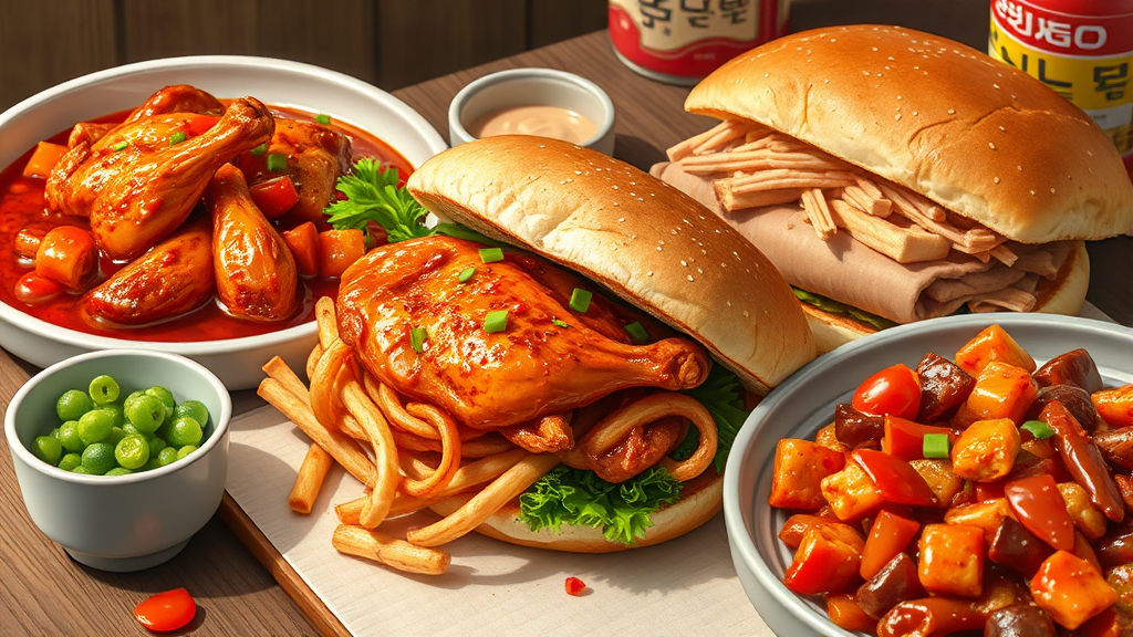 편의점 재료, 이렇게 활용하세요! (realistic 스타일)