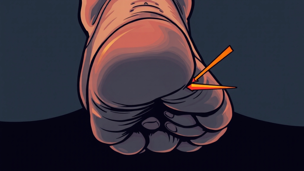 티눈 원인과 증상 파악하기 (cartoon 스타일)