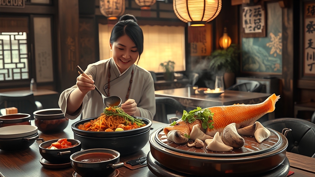 전통 한식 & 향토 음식 (realistic 스타일)