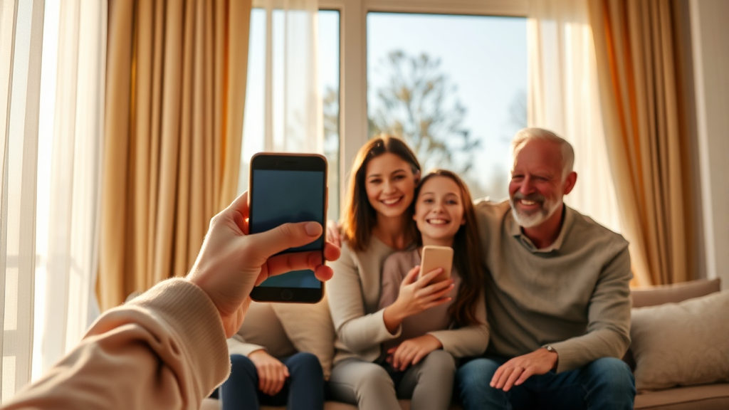 전동 커튼 활용: 시나리오 설정 (realistic 스타일)