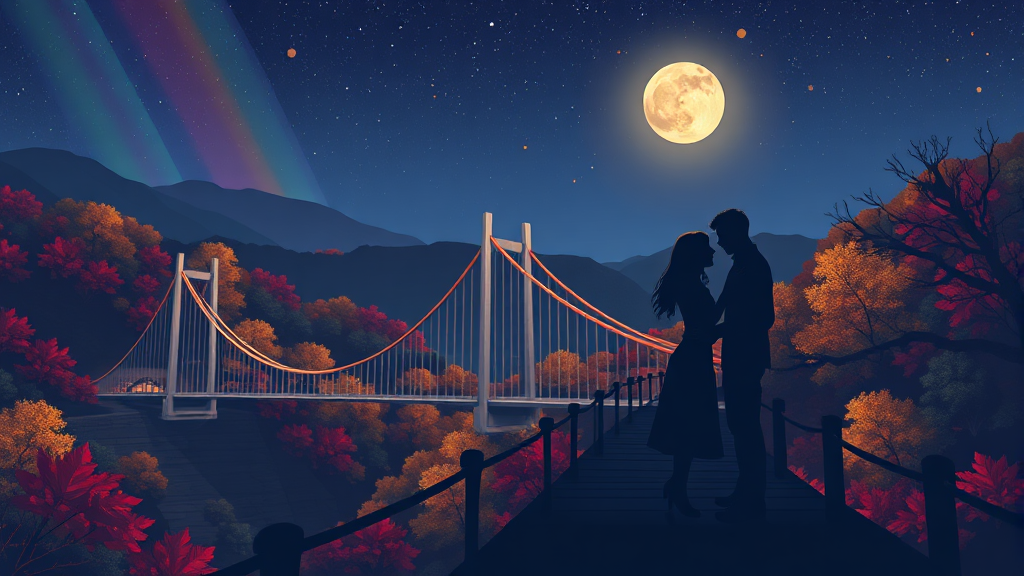 출렁다리, 무엇이 특별할까? (illustration 스타일)