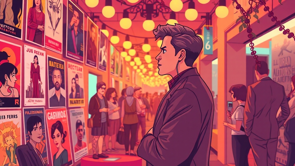 2025년 상영작 미리보기 (illustration 스타일)