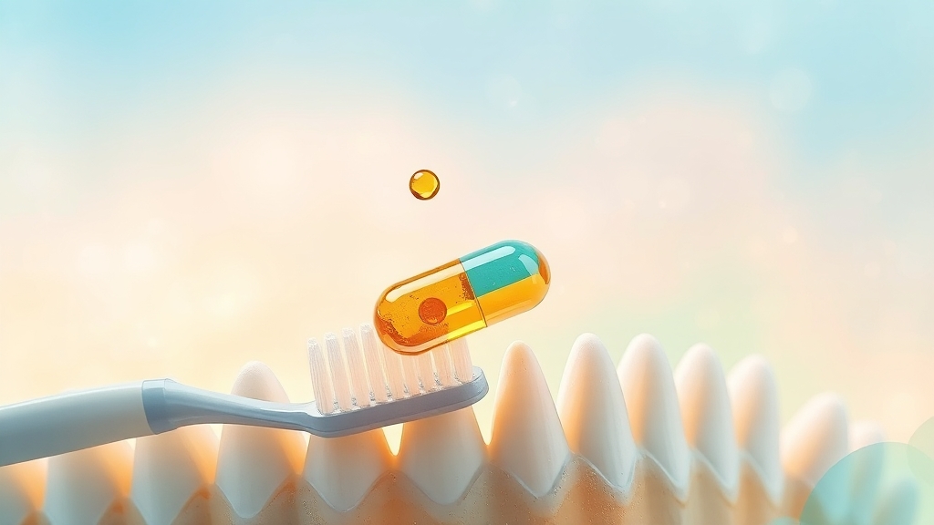 잇몸 영양제, 어떤 성분이 좋을까요? (watercolor 스타일)