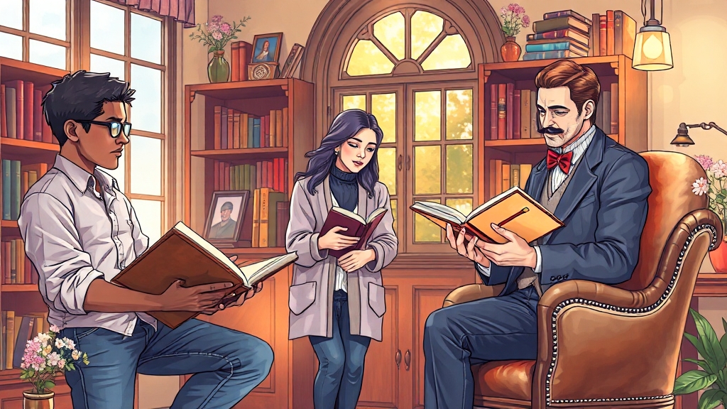 일상생활 속 MBTI 활용법 (illustration 스타일)