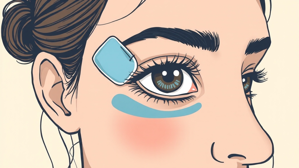 붓기 & 멍 관리: 맞춤 케어가 중요! (illustration 스타일)