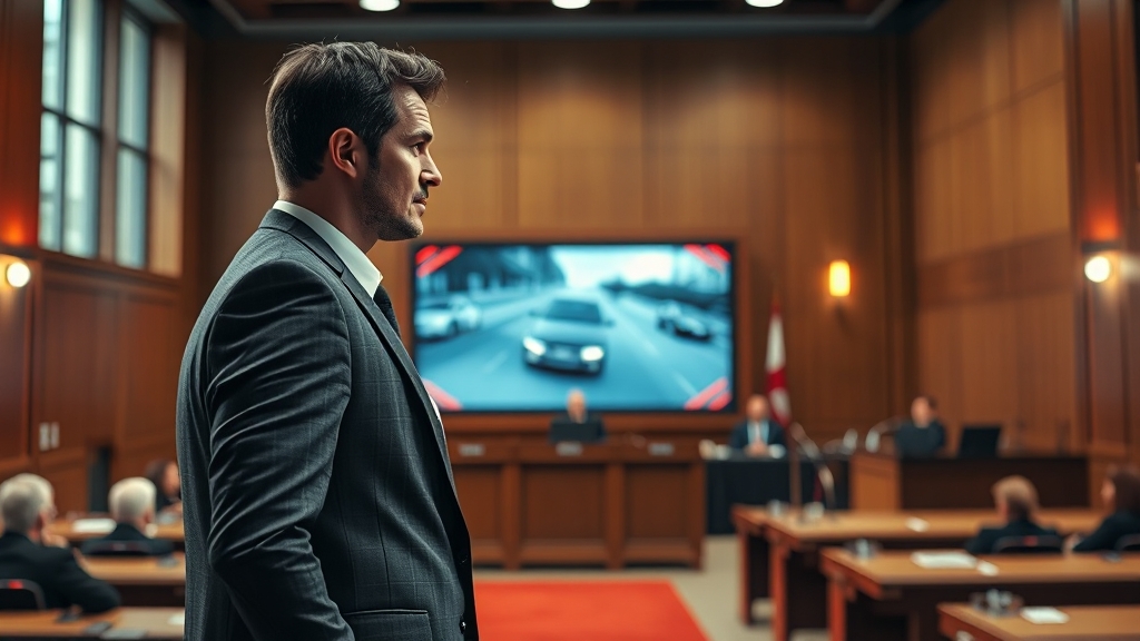 과실 비율 분쟁 시 대처법 (realistic 스타일)