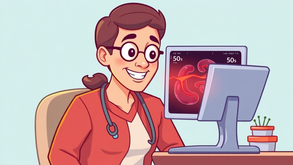 경동맥 초음파 검사, 누가 받아야 할까? (cartoon 스타일)